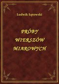 ebooki: Próby Wierszów Miarowych - ebook